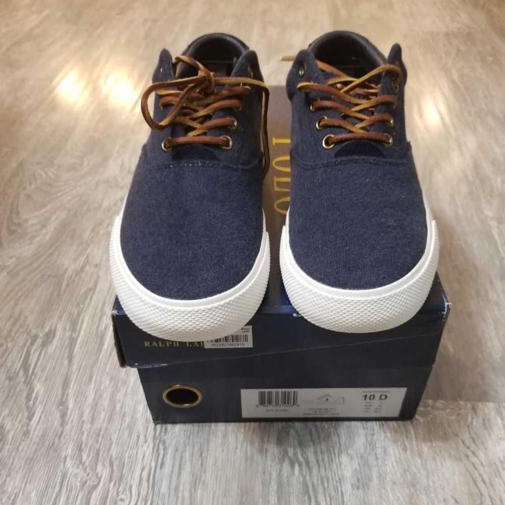 Polo Vaughn Blue sweater size 10 box included